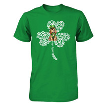 Lucky Shamrock Clover Cocker Spaniel Dog Tshirt St Patrick&#39;s Day Dogs Lo... - $16.88+
