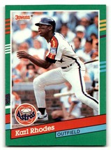 1991 Donruss #698 Karl Rhodes    Houston Astros Baseball Cards EX/NM ID:55348 - £1.39 GBP