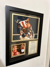 From the 1976 Movie Rocky 14X10 Collectable Plaque with Rocky &amp; Apollo C... - £55.91 GBP
