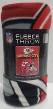 Kansas City Chiefs 50" by 60" Fleece Helmet Throw Blanket - NFL - $14.54