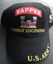 ARMY SAPPER COMBAT ENGINEERS PARATROOPER EMBROIDERED BASEBALL CAP HAT - $11.95