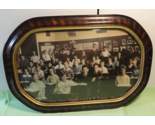 VINTAGE FRAMED 1930 CLASSROOM PHOTO WOOD FRAME 18"X12" GLASSED MIDWEST S... - $231.65
