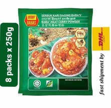 BABA&#39;s Meat Curry Powder  250gm x 8 packs Malaysia popular curry powder ship DHL - £94.86 GBP