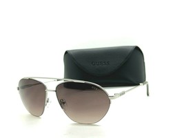 New Women Guess Sunglasses GU00010 08F Shiny Gunmetal 61-15-140MM /CASE - £30.91 GBP