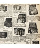 1900 Trunks and Chests Advertisement Victorian Sears Roebuck 5.25 x 7&quot;  - €17,15 EUR