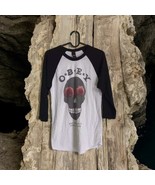 OBEY skull &amp; Rise baseball tee Neither Noble Nor Depeaved Women’s Size M - $27.99 CAD