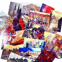 Postcard European Style Painting Greeting Card Collection Set Hand Set of 30 - $22.94
