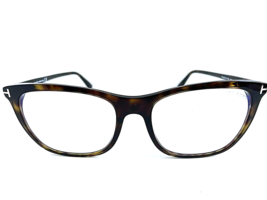 New Tom Ford TF 5W6E722 56mm Oversized Brown Cat Eye Women&#39;s Eyeglasses Frame W - £152.69 GBP
