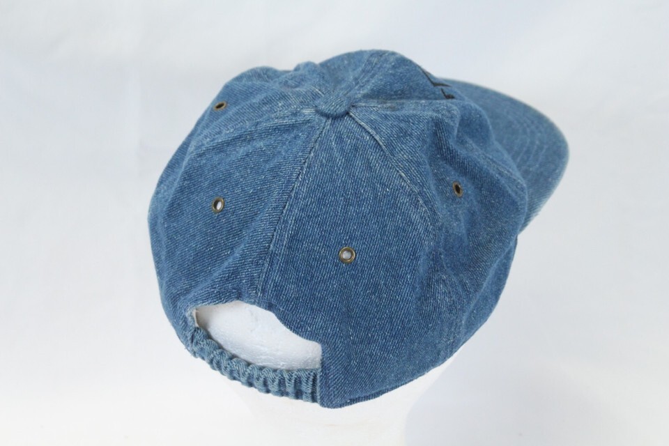 Looney Tunes Taz Tasmanian Devil Embroidered Denim Hat Cap Vintage 1999 WB  RARE Item image 4