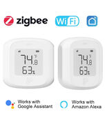 ZIGBEE/WiFi Temperature Monitor TUYA Smart Sensor Indoor Hygrometer Alex... - €12,88 EUR