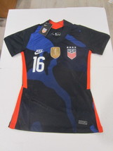 Rose Lavelle #16 USA USWNT 4 Star Blue Away Womens Soccer Jersey 2020-2021 - £63.35 GBP