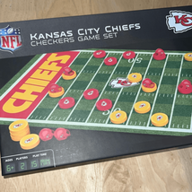 MasterPieces Officially licensed NFL Kansas City Chiefs Checkers Board Game - $14.70
