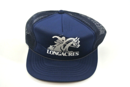 Longacres Snapback Hat Blue One Size Washington That Hat Horse Racing Korea Vtg - £15.45 GBP