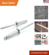 Durable 100 Pack 3/16&quot; Diameter Blind Rivets - Perfect for Harsh Environ... - $38.00