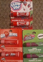 Lot of 6 Lip Balms -  Assorted - (2) Blow Pop (2) Air Heads (2) Jolly Rancher - £15.49 GBP