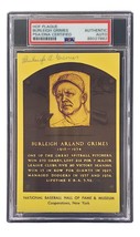 Burleigh Grimes Firmado 4x6 Pittsburgh Pirates Hof Placa Card PSA/DNA 85027882 - £37.92 GBP