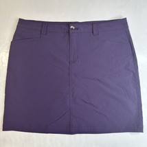 Eddie Bauer Skort Womens 12 Purple Active Casual Golf Hiking Skirt/Shorts EUC - £18.13 GBP