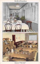 Dining Room Bierstube New Eagle Hotel Menomonee Falls Wisconsin linen postcard - £5.06 GBP