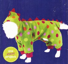 Simple Spiked Hooded Dog Fleece Dinosaur Costume Sew Pattern S-L - £10.14 GBP