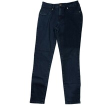 1822 Denim Mid Rise Dark Wash Skinny Jeans Women’s Size 8 Stretch Comfor... - $430.96 MXN