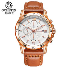  Men&#39;s Quartz Watch - Waterproof Chronograph Wristwatch LK733236618381 - £30.81 GBP
