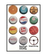 1976 Bacardi Rum Vintage Print Ad Bottle Caps Steering Wheel DUI PSA Wal... - £8.30 GBP