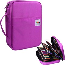 220 Slots Colored Pencil Case Large Capacity Pen Holder For Student Artist Adult - £31.46 GBP