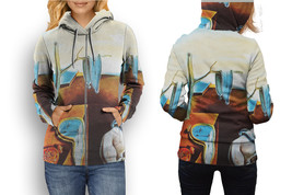 Dali Melting Clocks Hoodie Sporty Casual Graphic Zip up Hoodie for Women - £26.54 GBP+