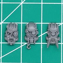 Chaos Knights War Dogs Face x3 Warhammer 40k BITS Armiger - $1.41