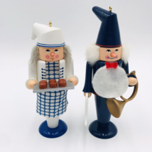 Hallmark North Pole Nutcracker Ornaments Lot of 2 Ludwig Musician Baker - $10.99