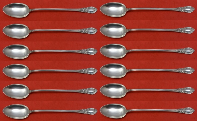 American Victorian by Lunt Sterling Silver Iced Tea Spoon Set 12 pieces 7 1/4" - $593.01
