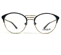 Vogue VO 4043 999 Brille Rahmen Blau Gold Rund Voll Felge 49-18-135 - £36.48 GBP