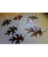 Metal Oak Leave - Metal Art - Copper - 6 w/ Varying Sizes   - $31.33