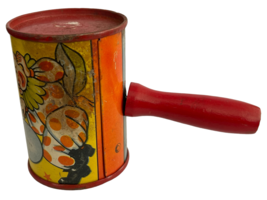 Vintage Clowns Toy Shaker Noise Maker Rattler US Metal Toy Party Home De... - $12.00