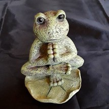 Yoga Frogs Figurines Resin 3&quot; Figurine Exercise Frog Friends #2 Home Garden - £10.87 GBP