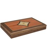 Open Box! 19&quot; Orion Craft Wood Backgammon Set - Diamond Inlay - £70.88 GBP