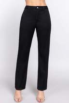 Straight Fit Twill Long Pants - $25.50