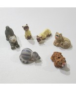 Vintage Miniature Cat Figurine Lot Siamese Cats Scotland 6 Figures - £21.81 GBP