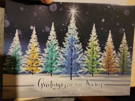 Vintage Greeting Card 1990s Made In USA Christmas Greetings of the Season - £6.67 GBP