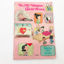 Vintage Be My Valentine Charlie Brown 1976 Peanuts Snoopy - £5.48 GBP