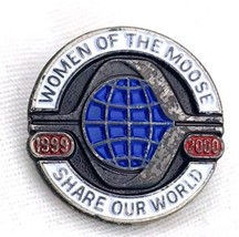 Women Of The Moose Pin 1999 - 2000 fraternal Order Club - $12.95