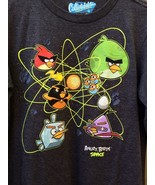 ANGRY BIRDS ATOMIC SPACE THEMED YOUTH CHILD SMALL 6-8? KNIT SHIRT TOP L/... - $23.83 CAD