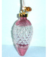 Waterford Crystal Lismore HOPE Drop Ornament Cranberry 2022 5&quot; #1059693 New - $2,449.85 MXN