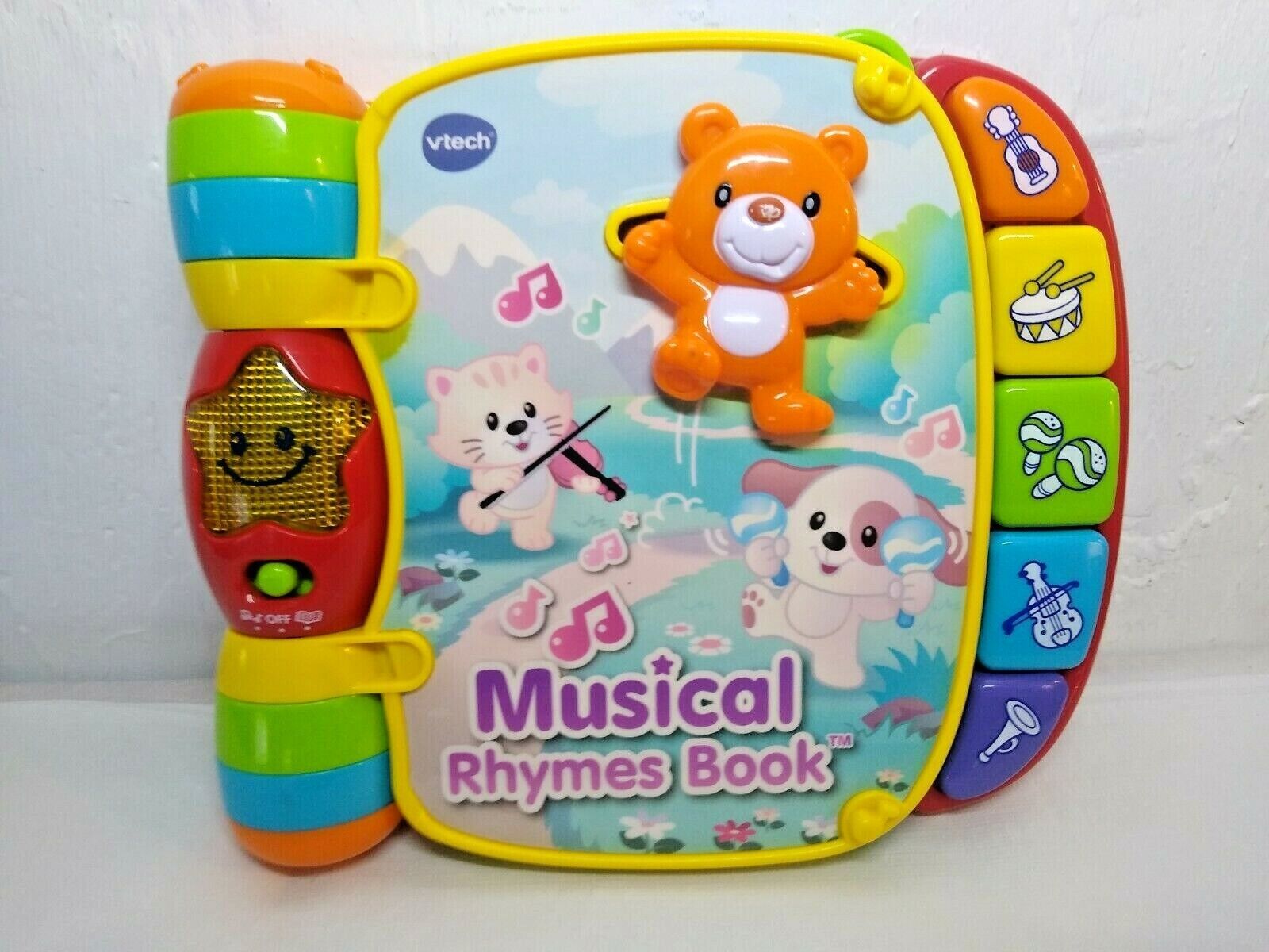 Vtech Baby Musical Rhymes Book Learning & Educational Toys for Babies & Kids  - $12.58