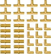 Pex Fittings 1/2 Inch, 36 Pcs Sungator 1/2 Inch Pex Fittings Set, 12, Astm F1807 - £27.12 GBP