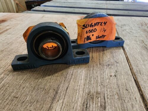 Used Pair of Asahi LLP6 B6-20 1-1/4 Pillow Block Bearing 1-1/4&quot; Bore. - $39.99
