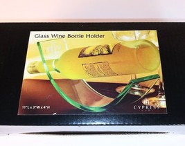 Cypress Home Glass Wine Bottle Holder  11&quot; X 3&quot; X 4&quot; - $19.95