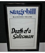 STAGEBILL 1984 DEATH of a SALESMAN Framed Blackstone Broadway Theatre Pr... - £14.91 GBP