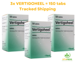 3 Pack Vertigo Heel Homeopathic Dizziness Treatment-FAST Delivery With Tracking - $49.09