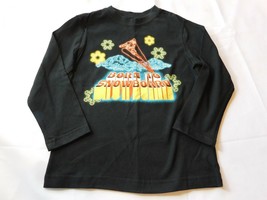 The Children's Place Youth Boy's Long Sleeve T Shirt Size XS 4 Black Snowboard - $12.99
